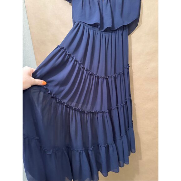 MISA Los Angeles Micaela Tiered Midi Dress - Picture 14 of 14